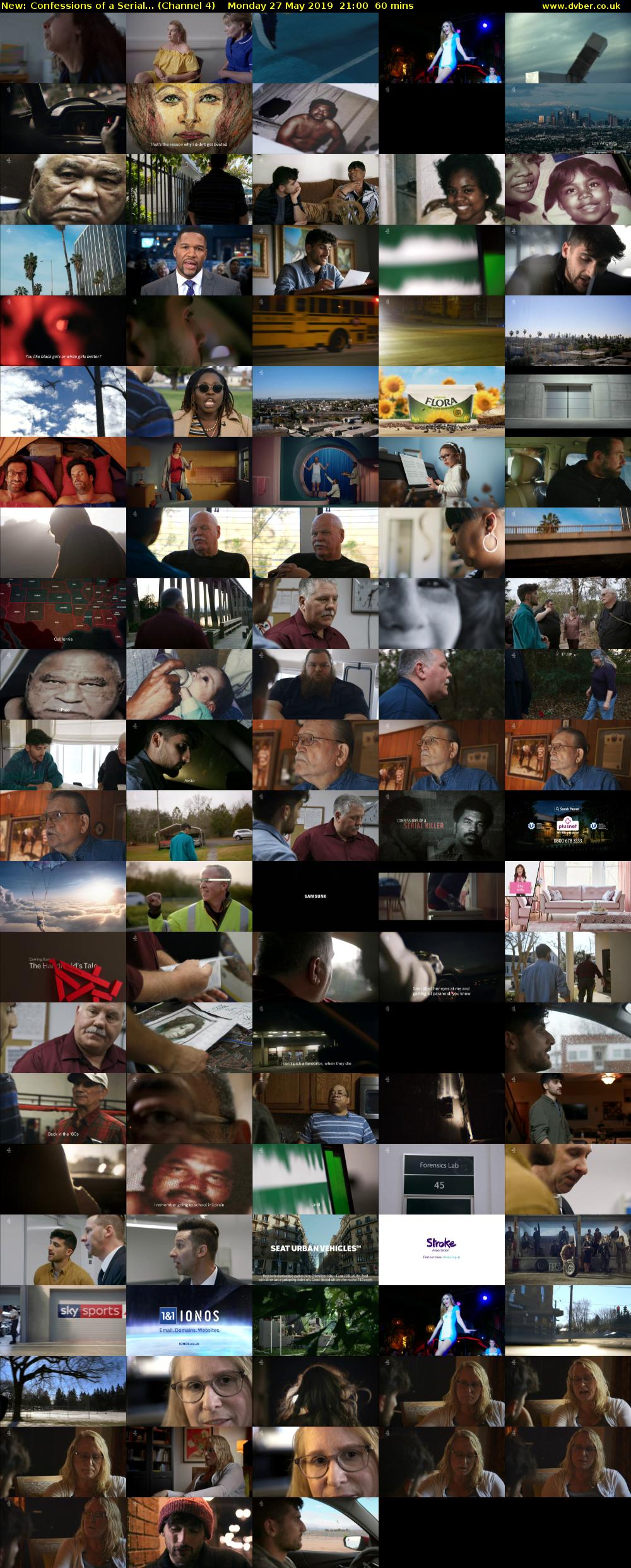 Confessions of a Serial... (Channel 4) Monday 27 May 2019 21:00 - 22:00