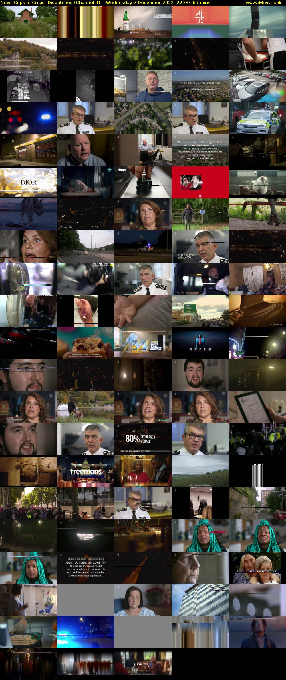 Cops in Crisis: Dispatches (Channel 4) Wednesday 7 December 2022 22:00 - 23:05