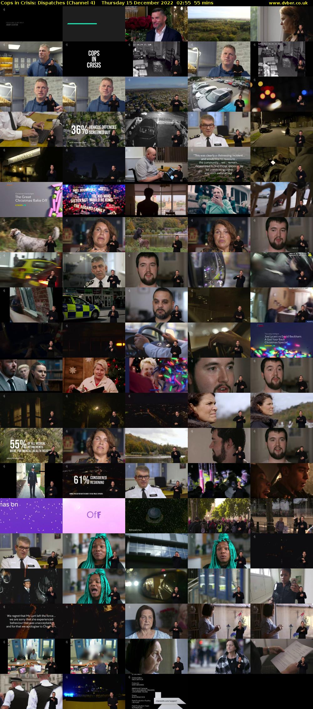 Cops in Crisis: Dispatches (Channel 4) Thursday 15 December 2022 02:55 - 03:50