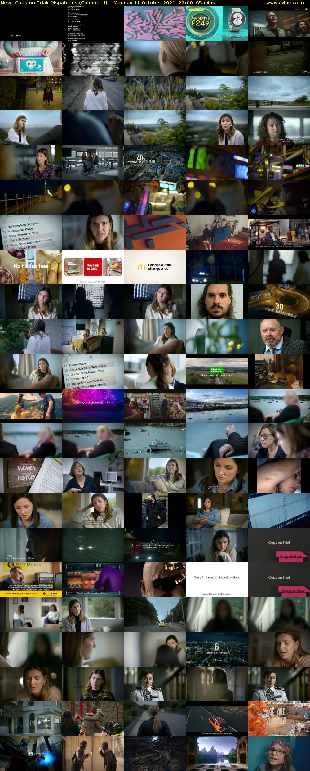 Cops on Trial: Dispatches (Channel 4) Monday 11 October 2021 22:00 - 23:05