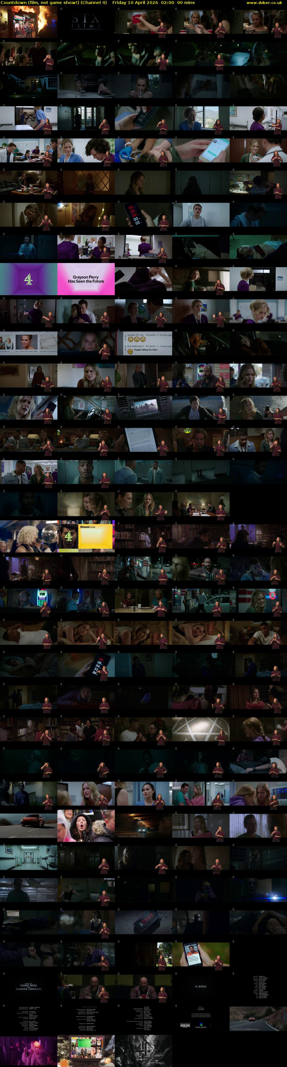 Countdown (film, not game show!) (Channel 4) Friday 10 April 2026 02:00 - 03:30