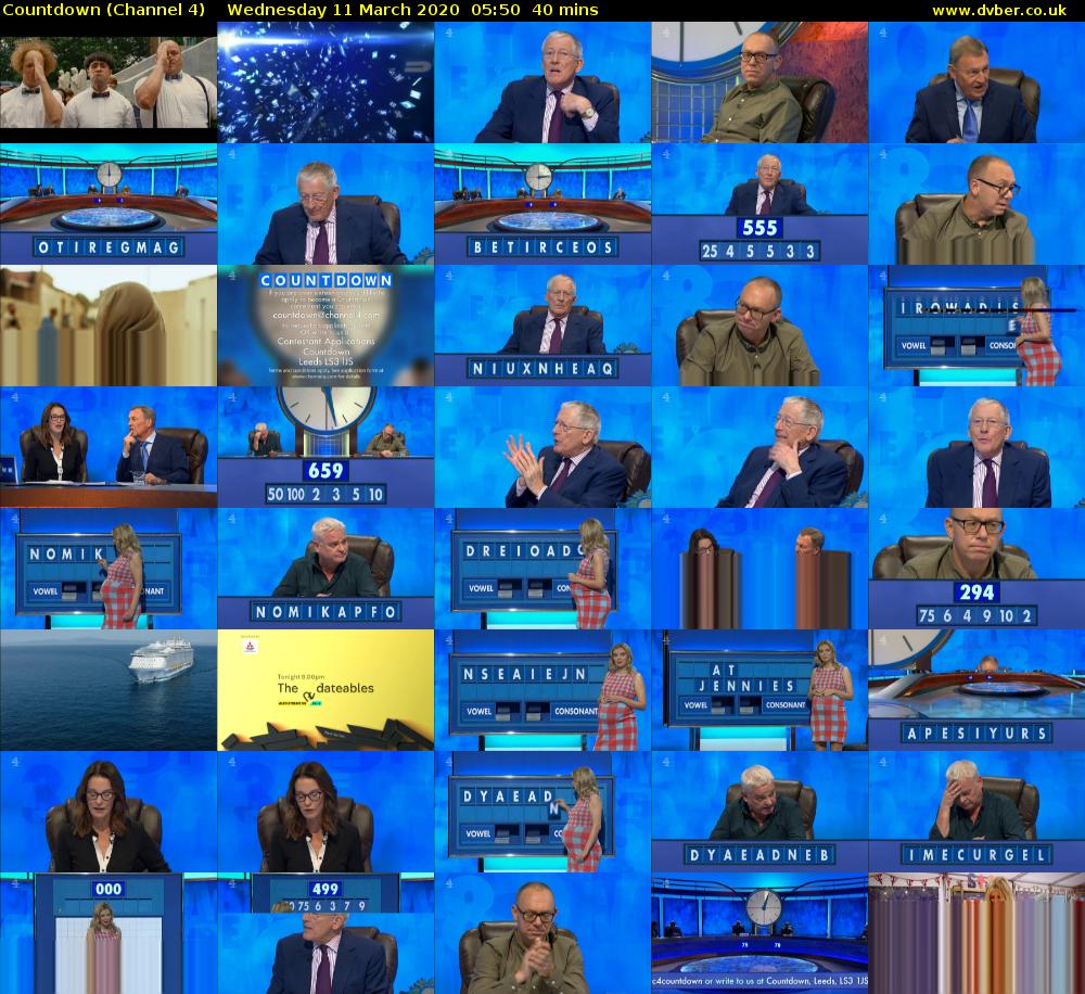 Countdown (Channel 4) - 2020-03-11-0550