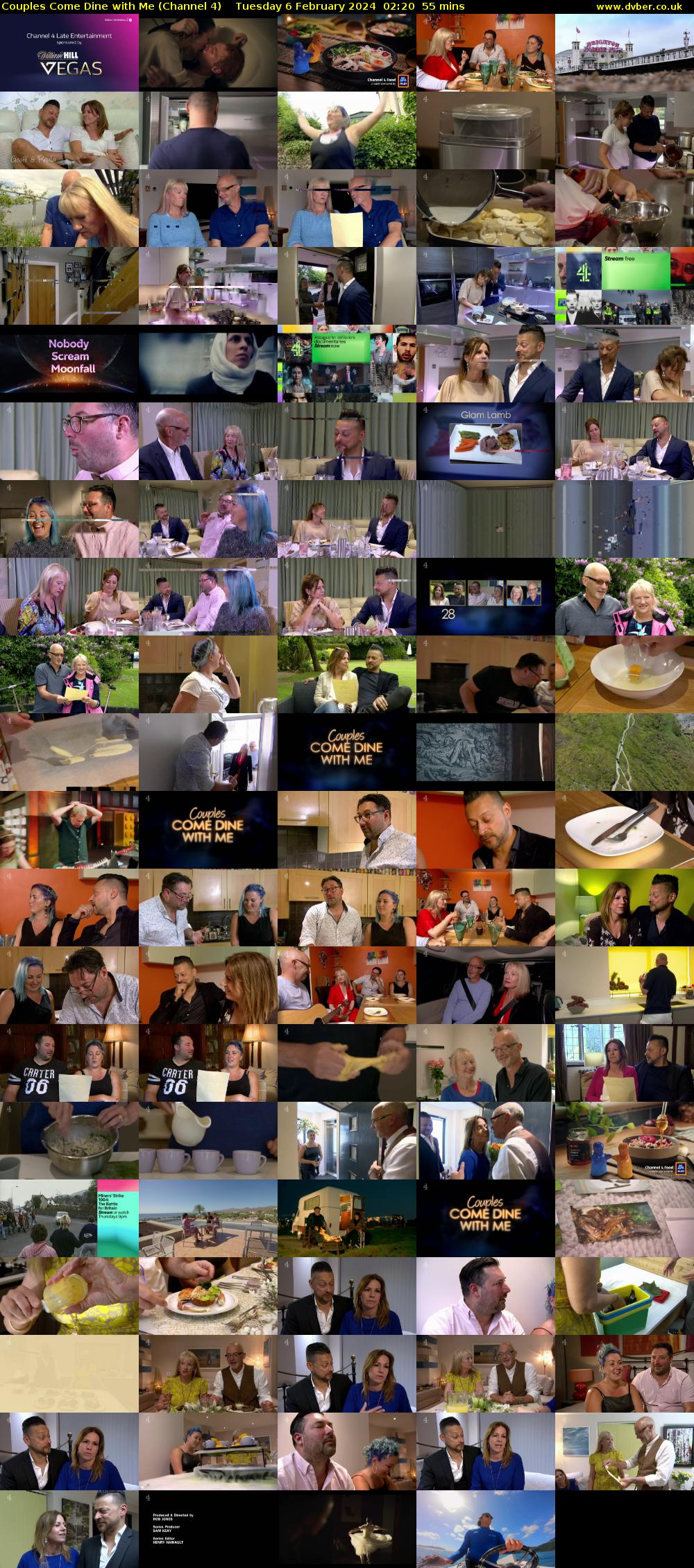 Couples Come Dine with Me (Channel 4) Tuesday 6 February 2024 02:20 - 03:15