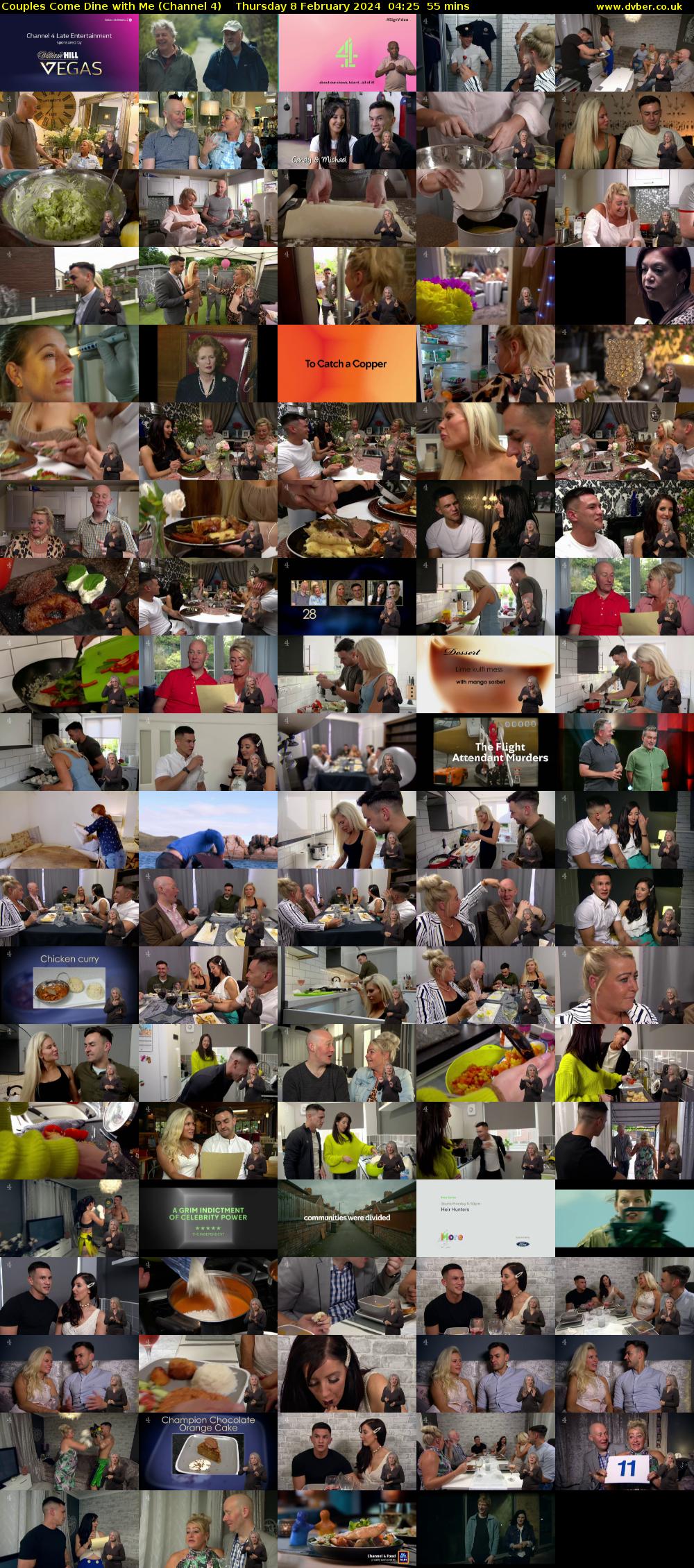 Couples Come Dine with Me (Channel 4) Thursday 8 February 2024 04:25 - 05:20