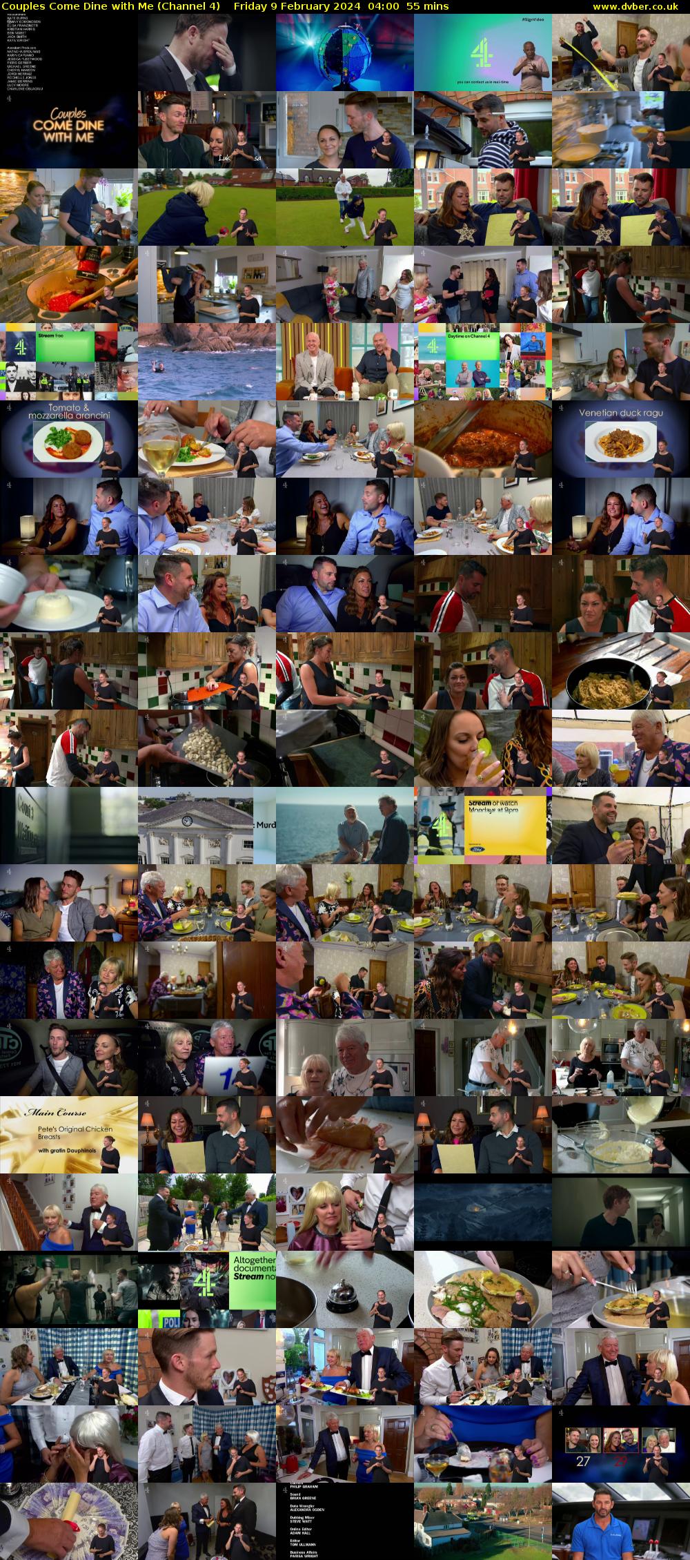 Couples Come Dine with Me (Channel 4) Friday 9 February 2024 04:00 - 04:55