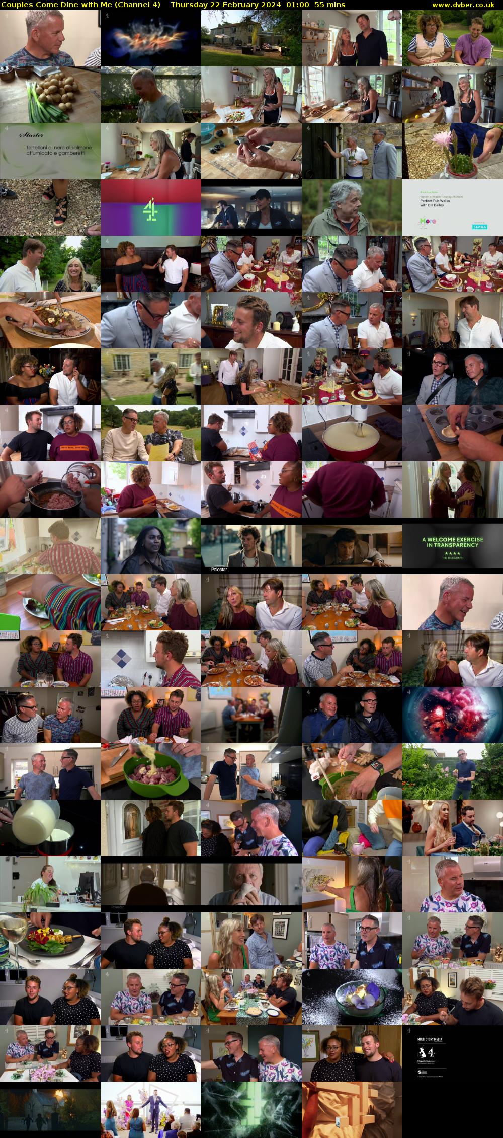 Couples Come Dine with Me (Channel 4) Thursday 22 February 2024 01:00 - 01:55