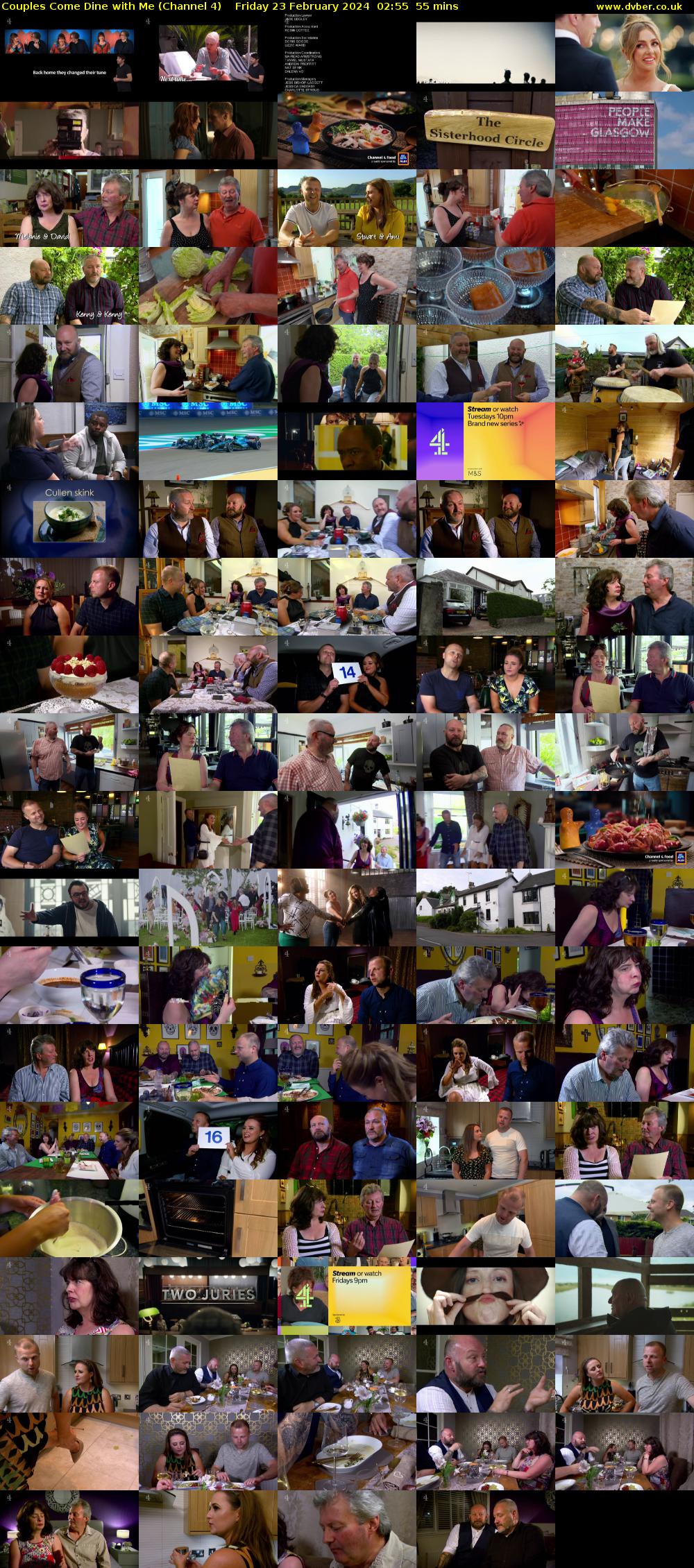 Couples Come Dine with Me (Channel 4) Friday 23 February 2024 02:55 - 03:50