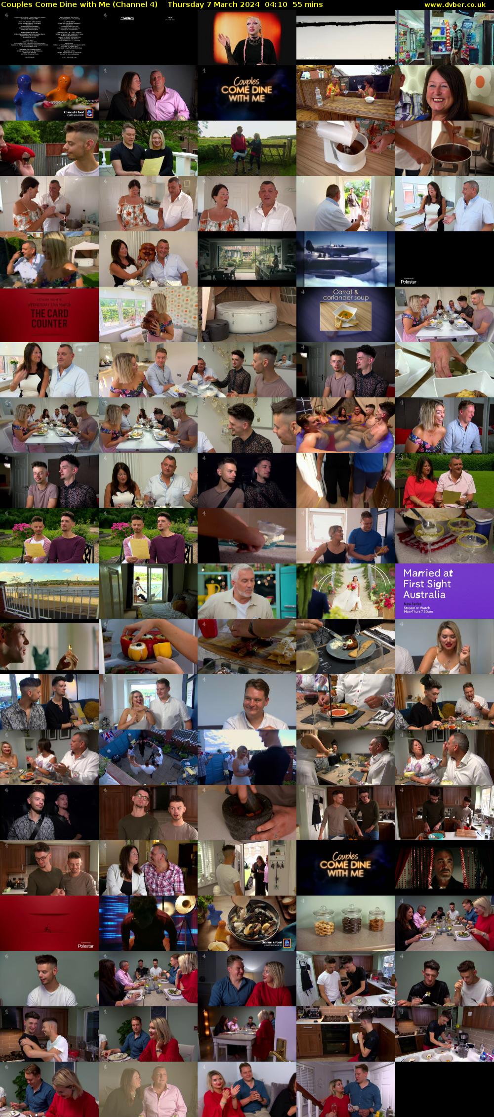 Couples Come Dine with Me (Channel 4) Thursday 7 March 2024 04:10 - 05:05