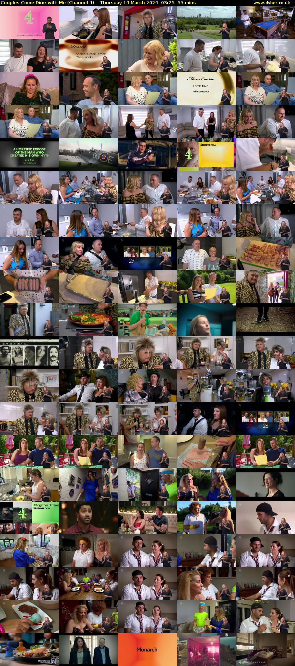 Couples Come Dine with Me (Channel 4) Thursday 14 March 2024 03:25 - 04:20