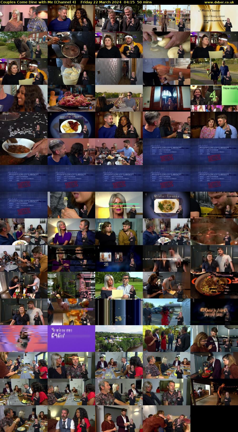 Couples Come Dine with Me (Channel 4) Friday 22 March 2024 04:15 - 05:05