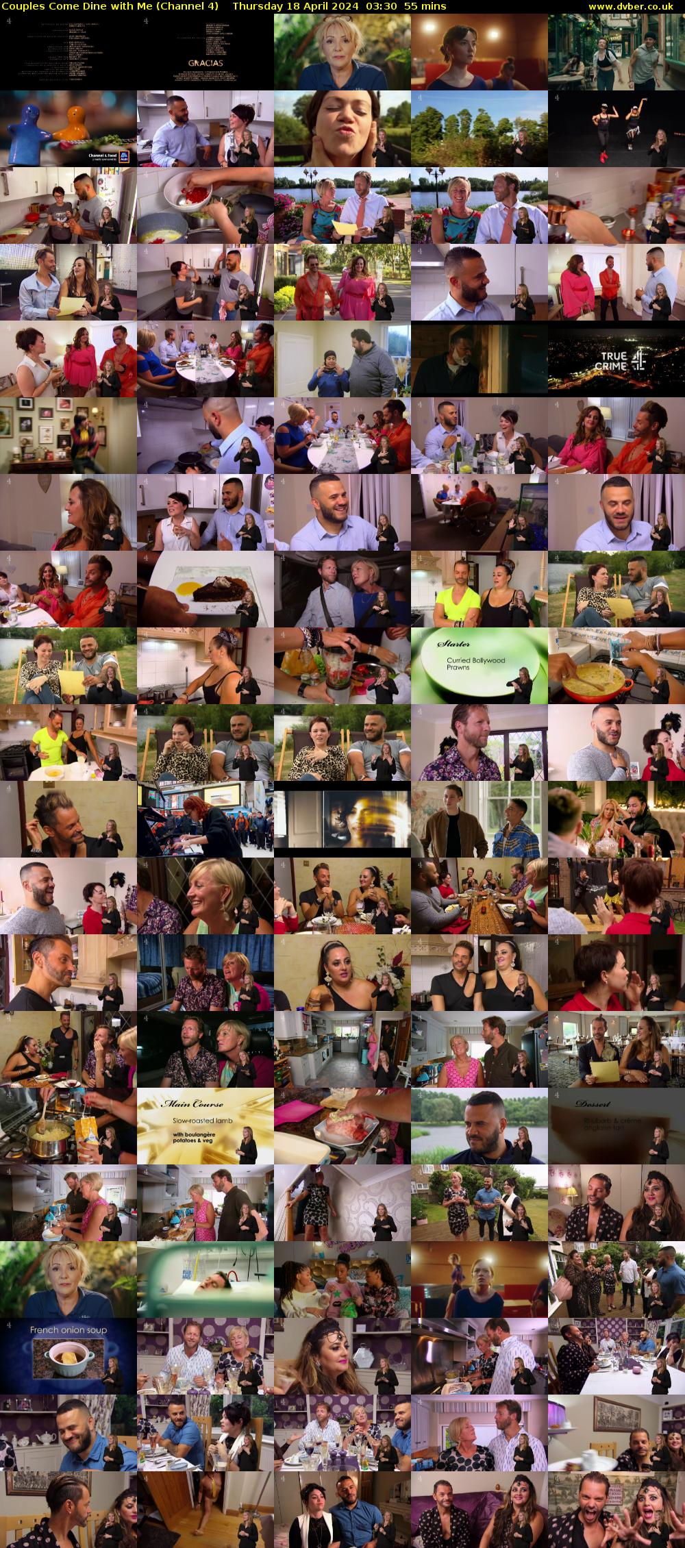 Couples Come Dine with Me (Channel 4) Thursday 18 April 2024 03:30 - 04:25