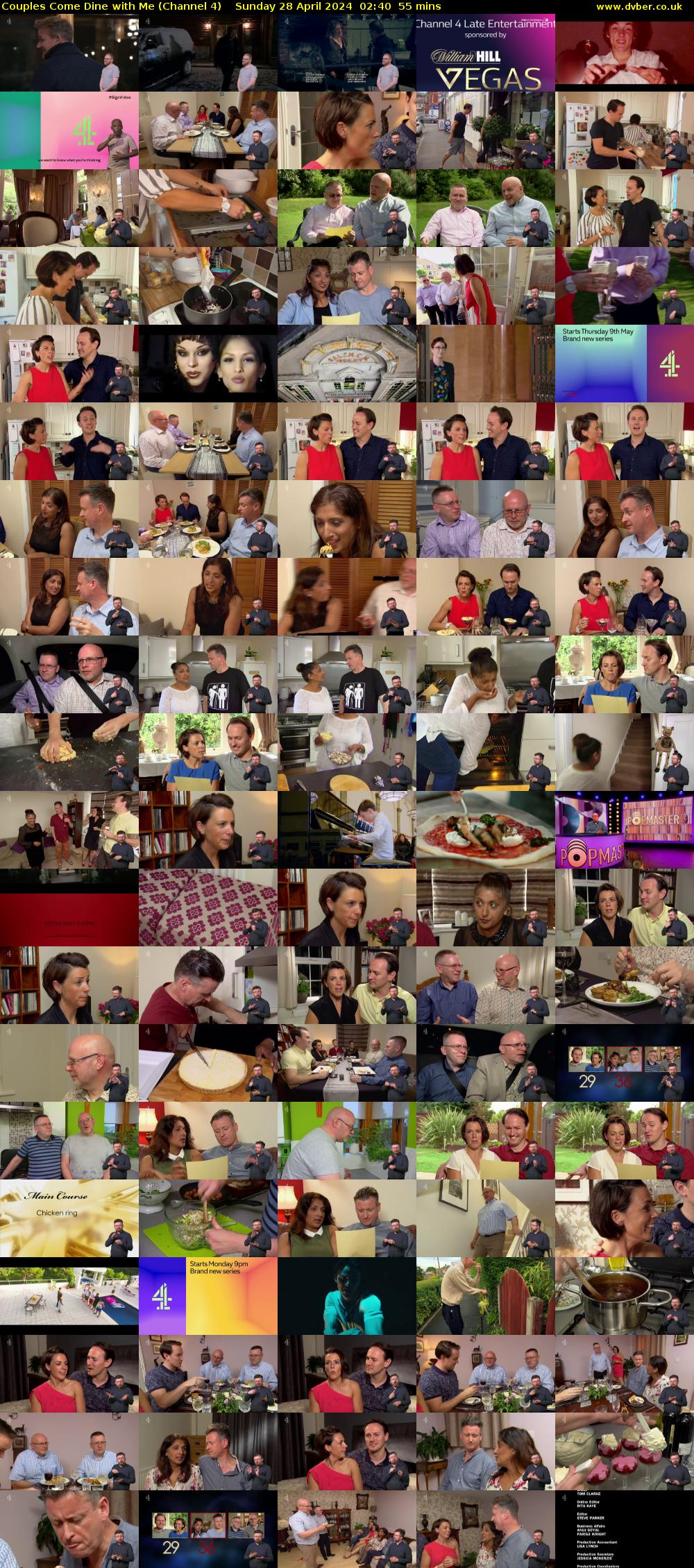 Couples Come Dine with Me (Channel 4) Sunday 28 April 2024 02:40 - 03:35