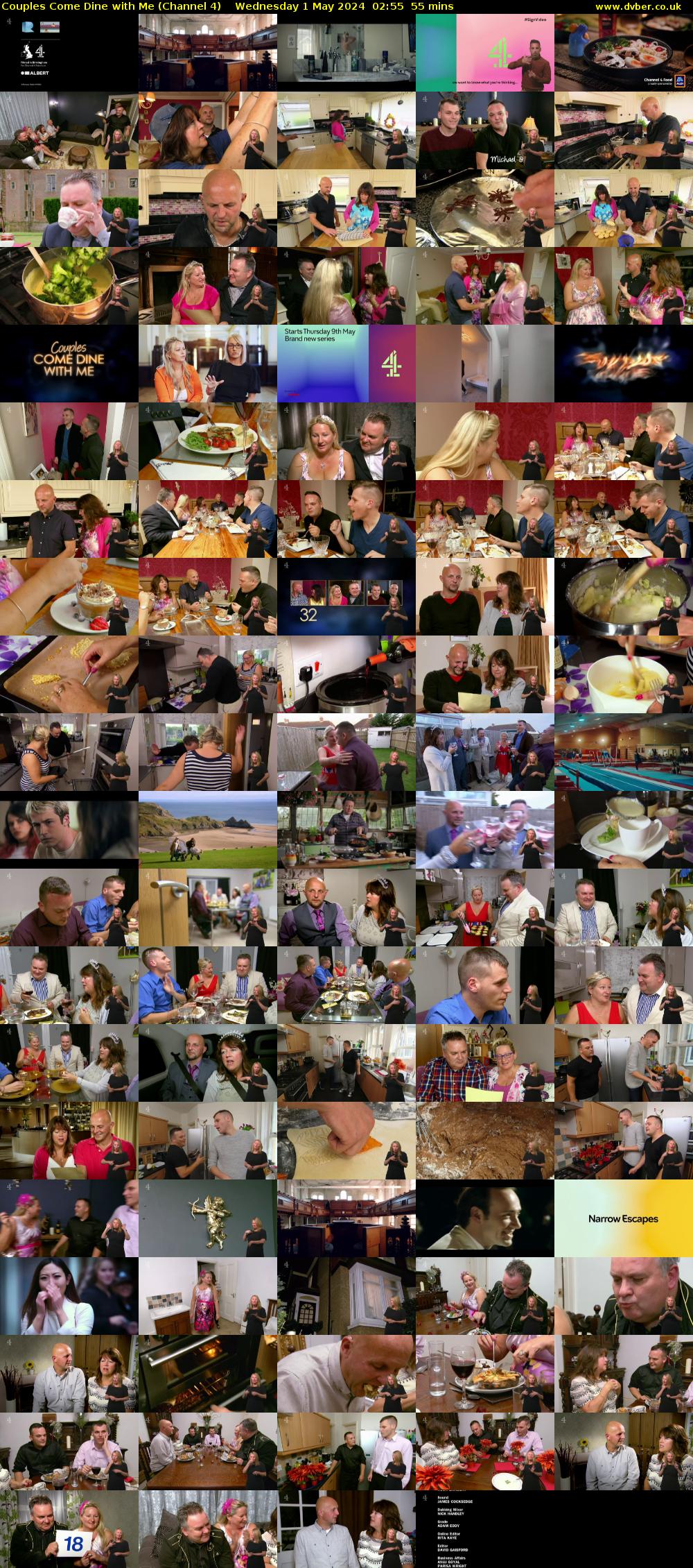 Couples Come Dine with Me (Channel 4) Wednesday 1 May 2024 02:55 - 03:50