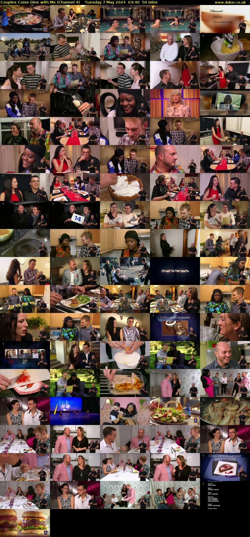 Couples Come Dine with Me (Channel 4) Tuesday 7 May 2024 03:40 - 04:30