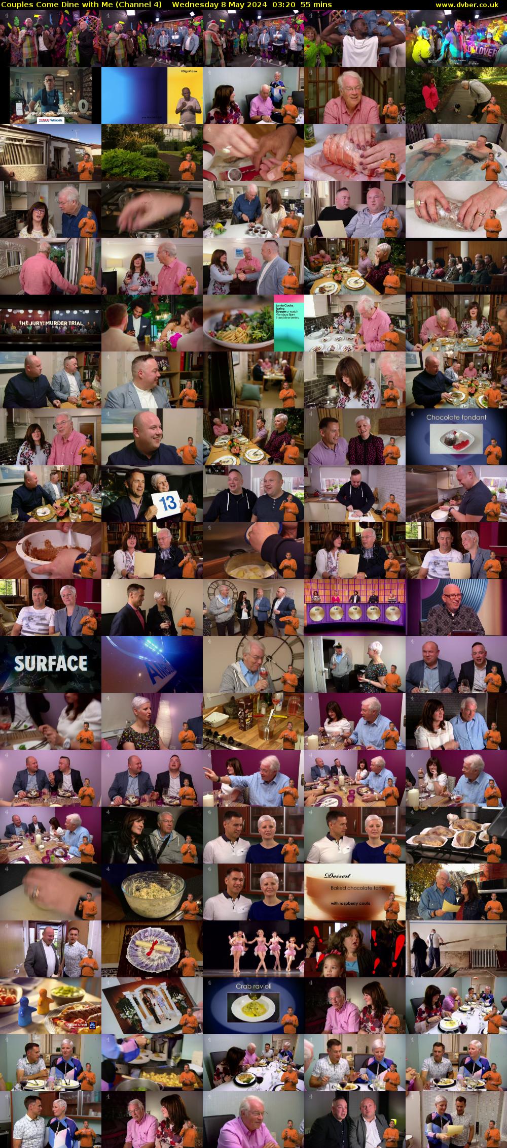 Couples Come Dine with Me (Channel 4) Wednesday 8 May 2024 03:20 - 04:15