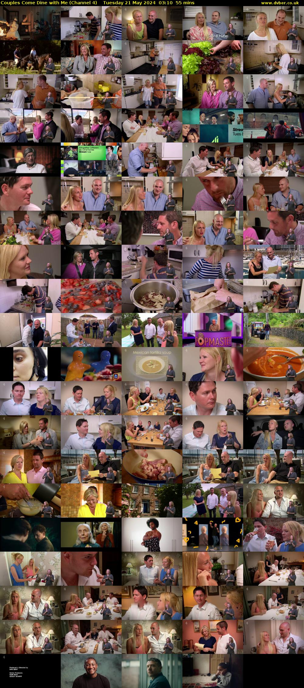 Couples Come Dine with Me (Channel 4) Tuesday 21 May 2024 03:10 - 04:05