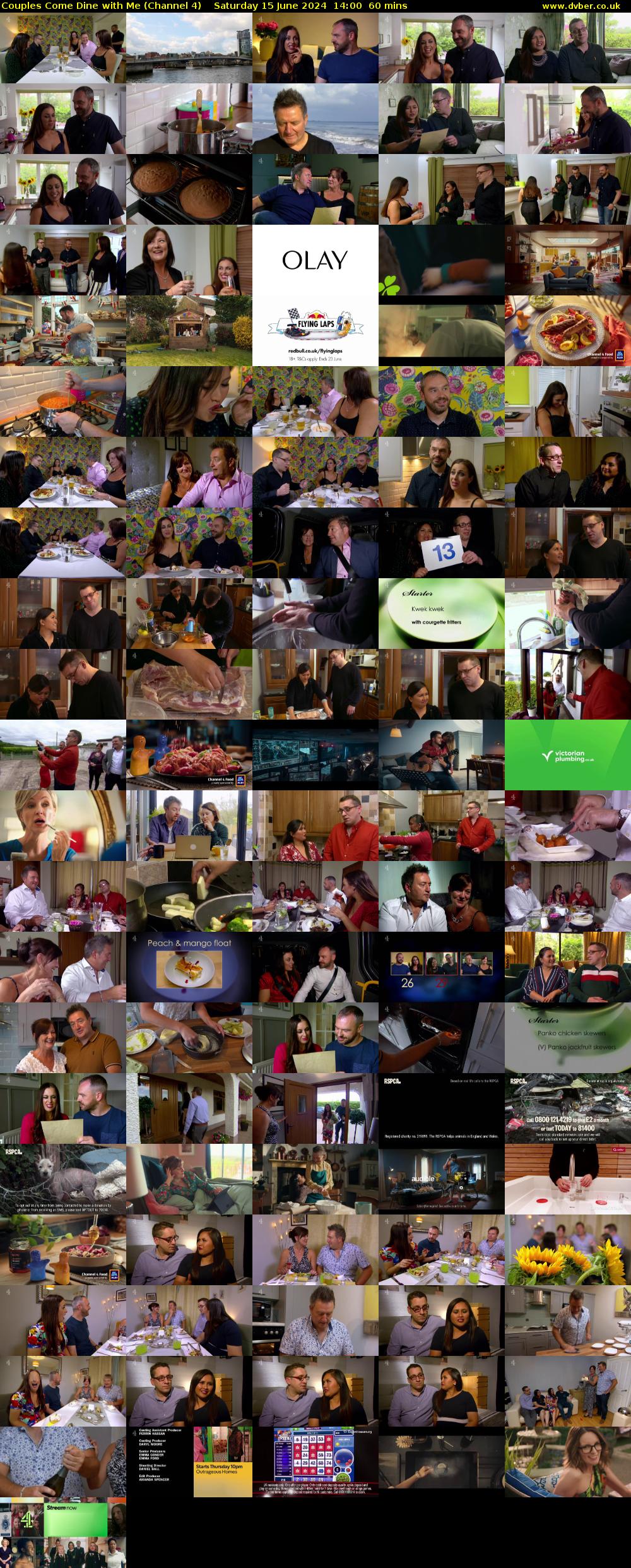 Couples Come Dine with Me (Channel 4) Saturday 15 June 2024 14:00 - 15:00
