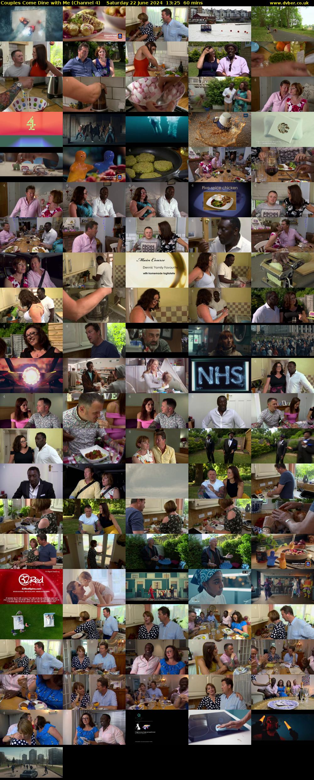 Couples Come Dine with Me (Channel 4) Saturday 22 June 2024 13:25 - 14:25
