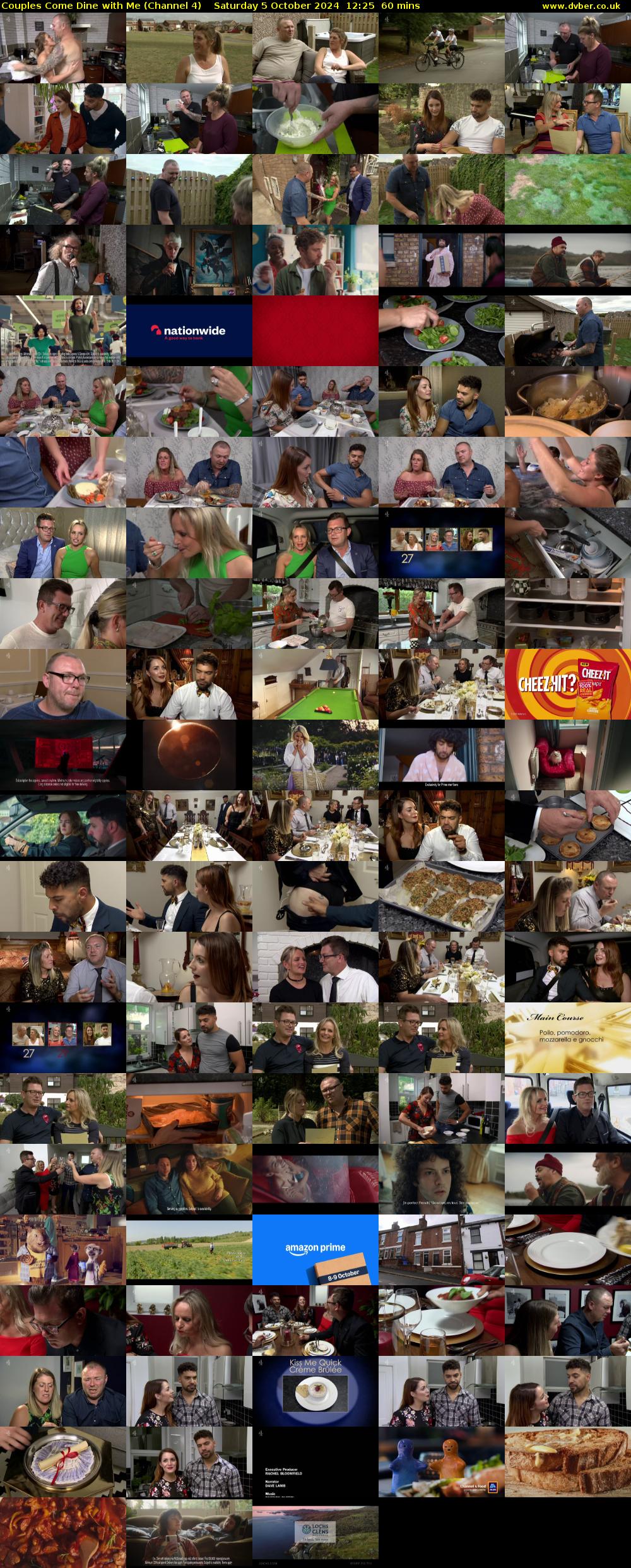 Couples Come Dine with Me (Channel 4) Saturday 5 October 2024 12:25 - 13:25