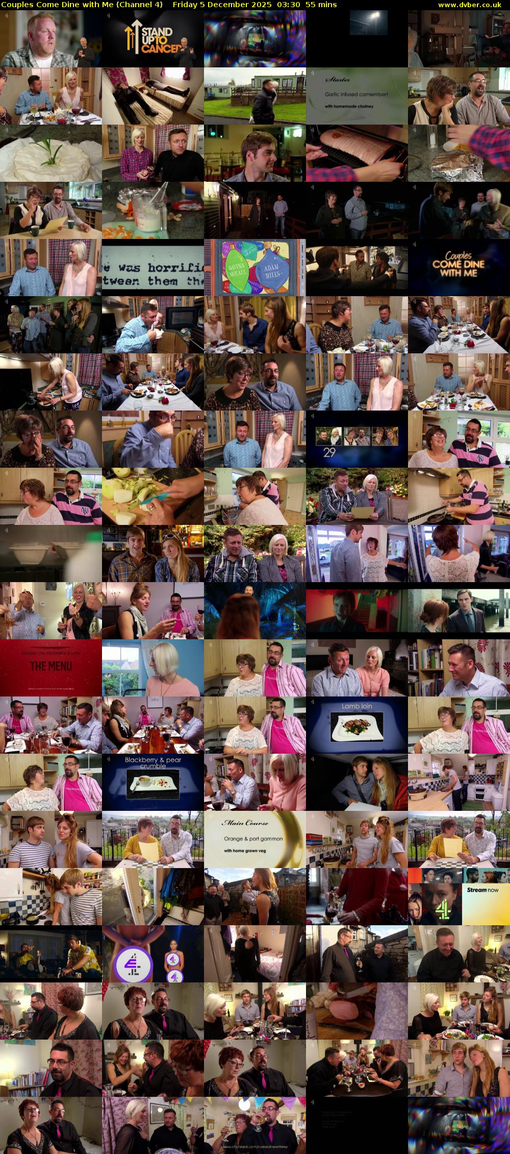 Couples Come Dine with Me (Channel 4) Friday 5 December 2025 03:30 - 04:25