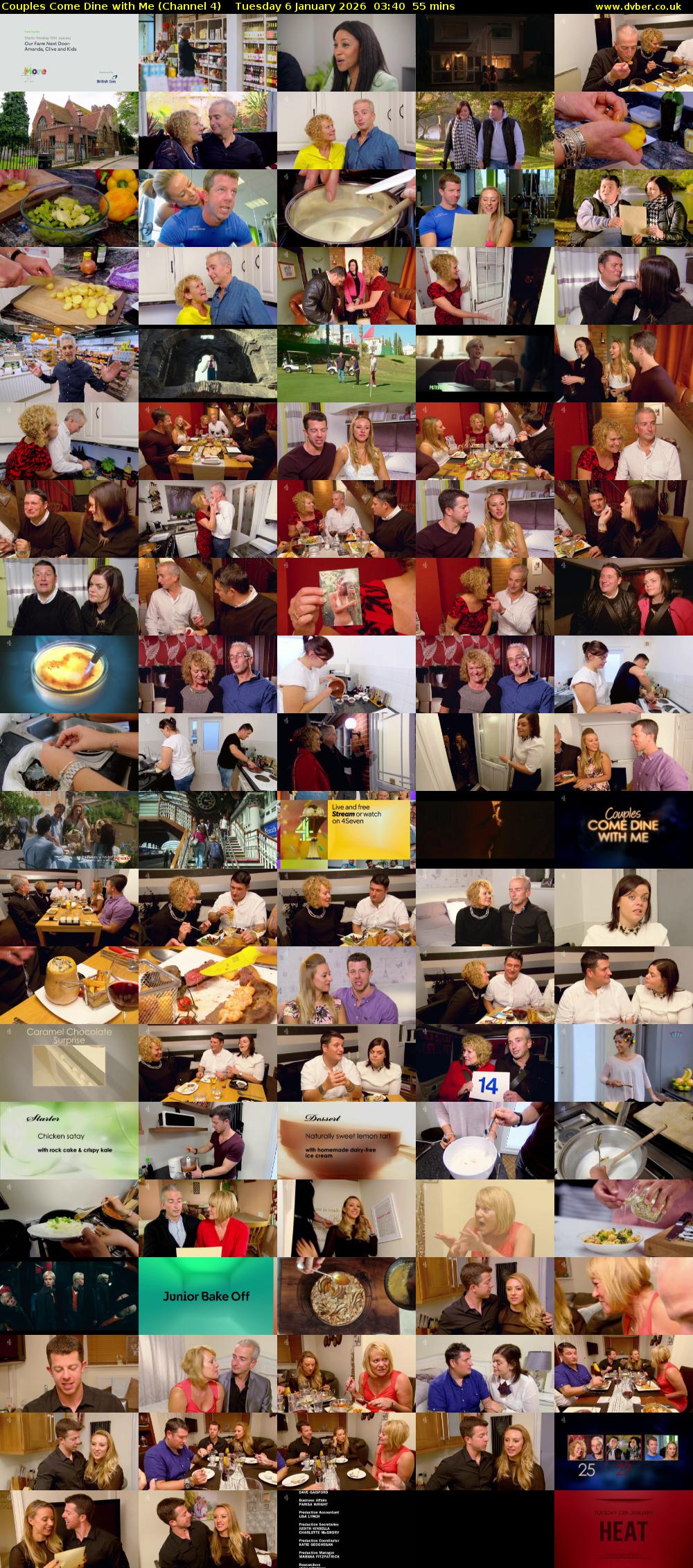 Couples Come Dine with Me (Channel 4) Tuesday 6 January 2026 03:40 - 04:35