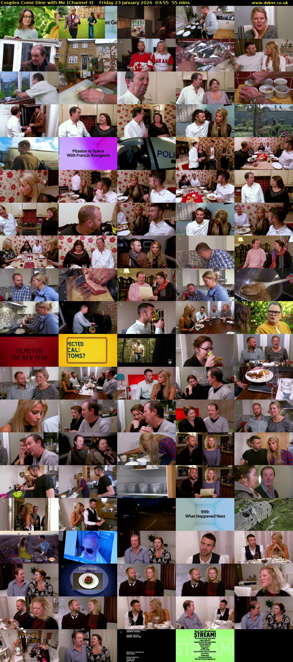 Couples Come Dine with Me (Channel 4) Friday 23 January 2026 03:55 - 04:50