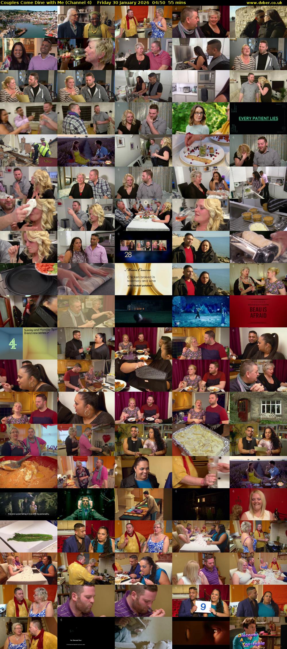 Couples Come Dine with Me (Channel 4) Friday 30 January 2026 04:50 - 05:45