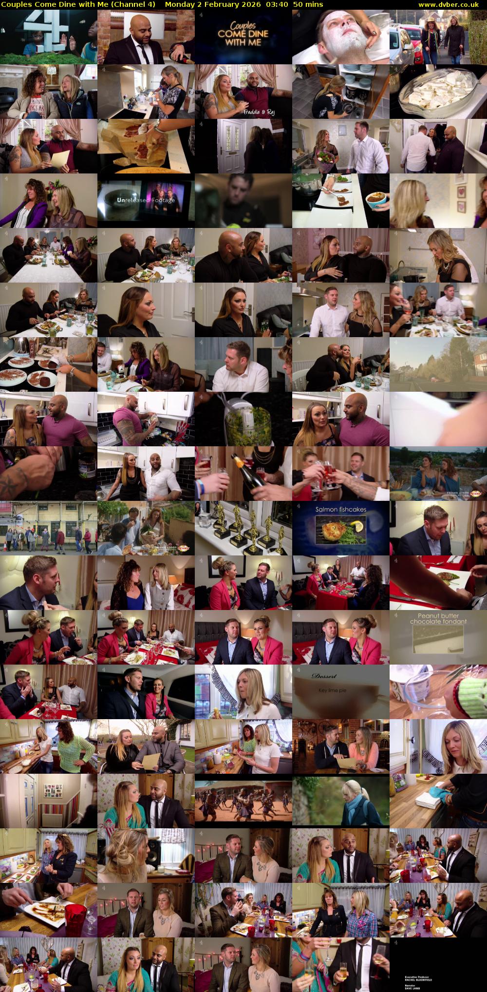 Couples Come Dine with Me (Channel 4) Monday 2 February 2026 03:40 - 04:30