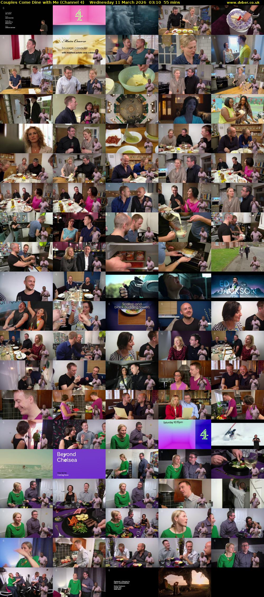 Couples Come Dine with Me (Channel 4) Wednesday 11 March 2026 03:10 - 04:05