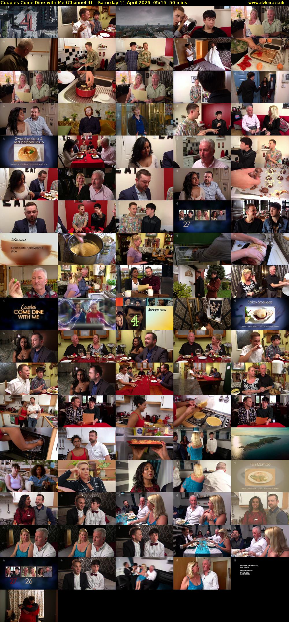 Couples Come Dine with Me (Channel 4) Saturday 11 April 2026 05:15 - 06:05