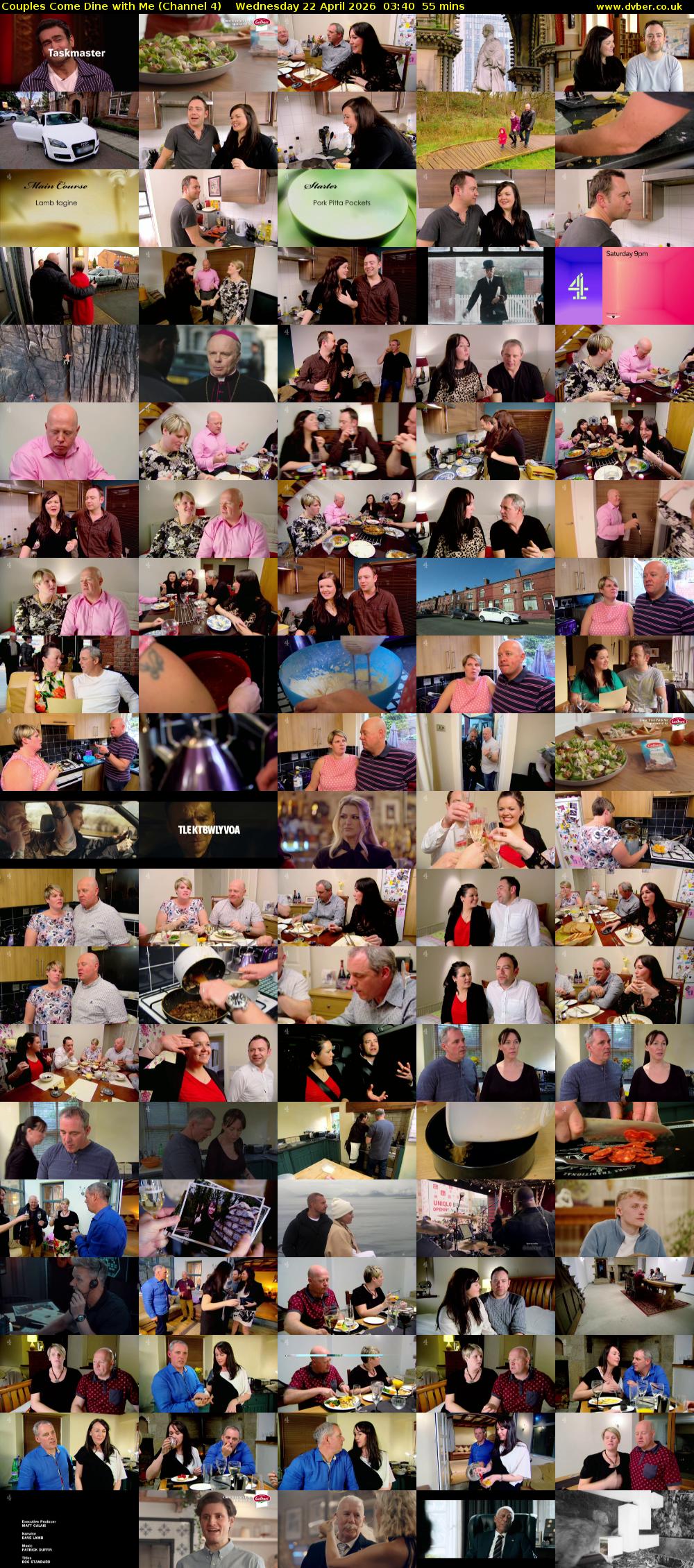Couples Come Dine with Me (Channel 4) Wednesday 22 April 2026 03:40 - 04:35