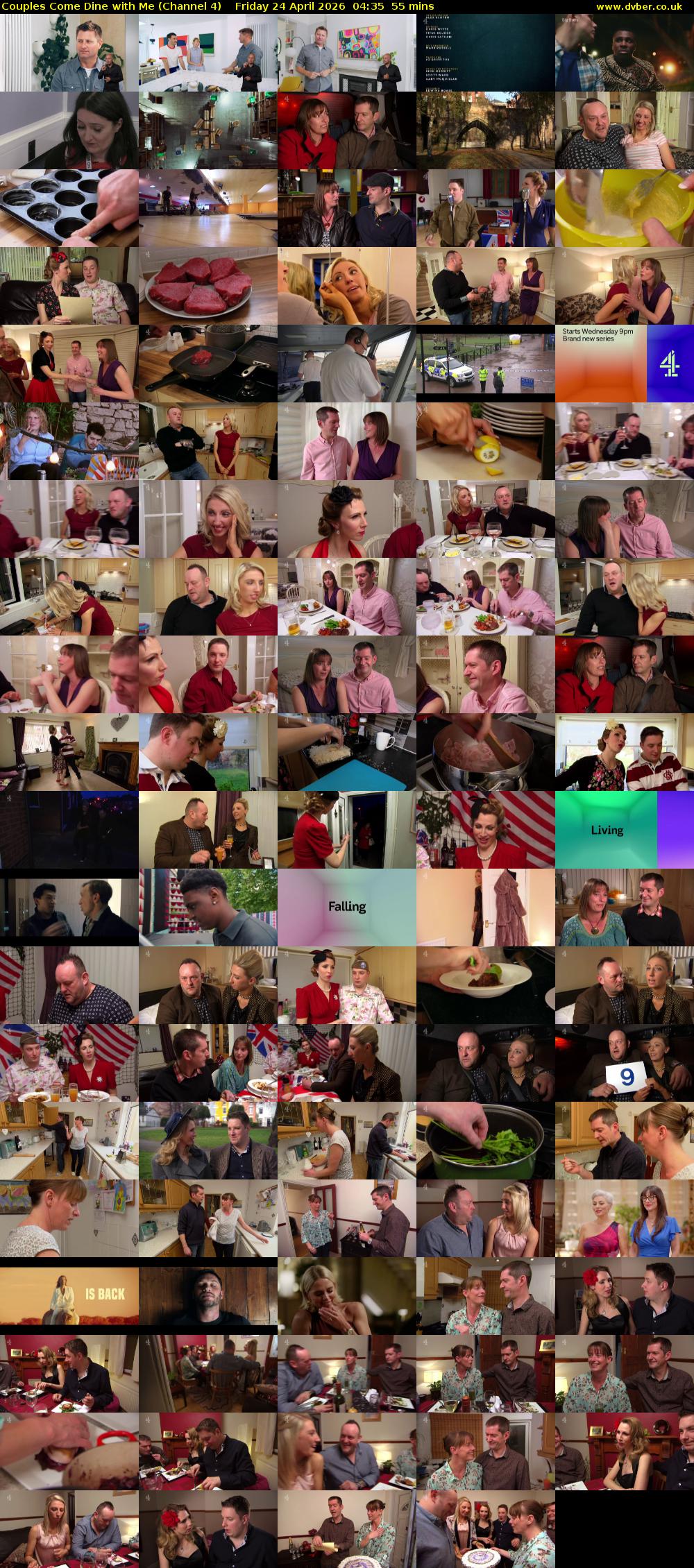 Couples Come Dine with Me (Channel 4) Friday 24 April 2026 04:35 - 05:30