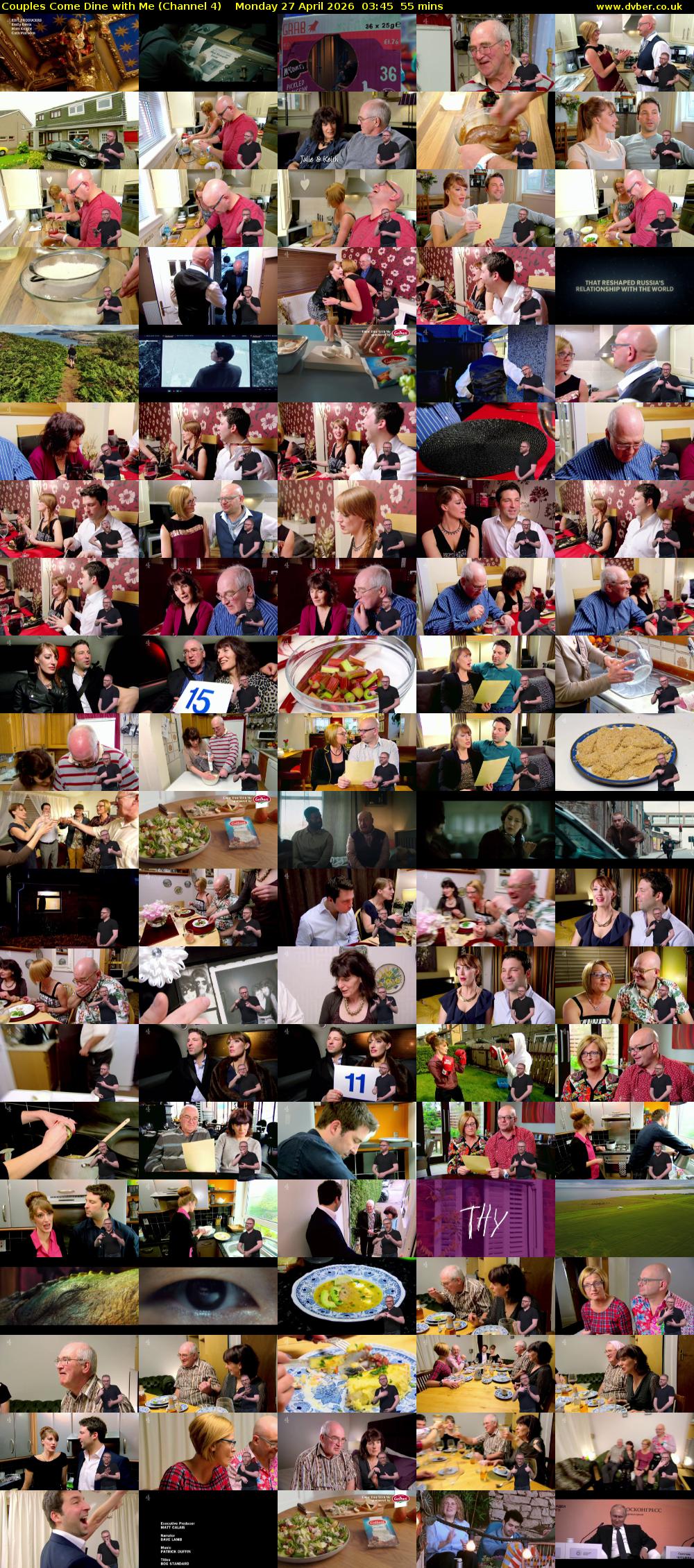 Couples Come Dine with Me (Channel 4) Monday 27 April 2026 03:45 - 04:40