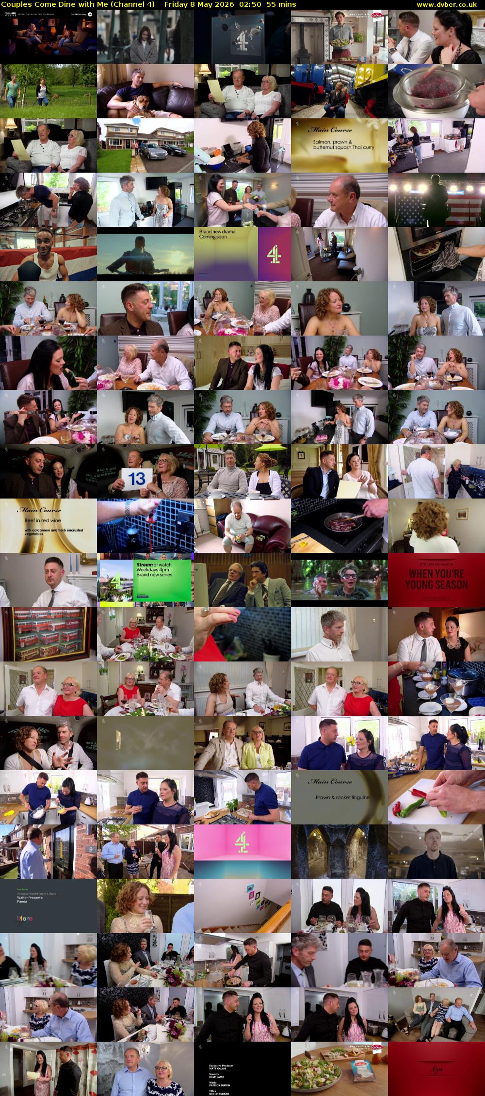 Couples Come Dine with Me (Channel 4) Friday 8 May 2026 02:50 - 03:45