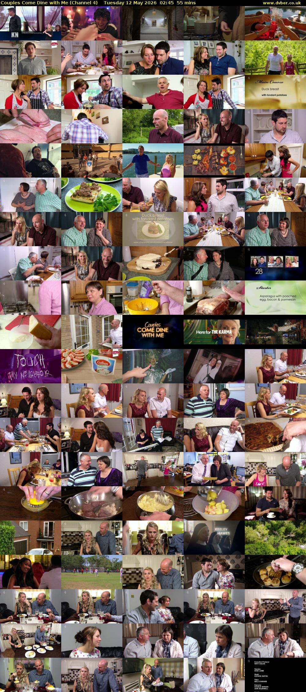 Couples Come Dine with Me (Channel 4) Tuesday 12 May 2026 02:45 - 03:40