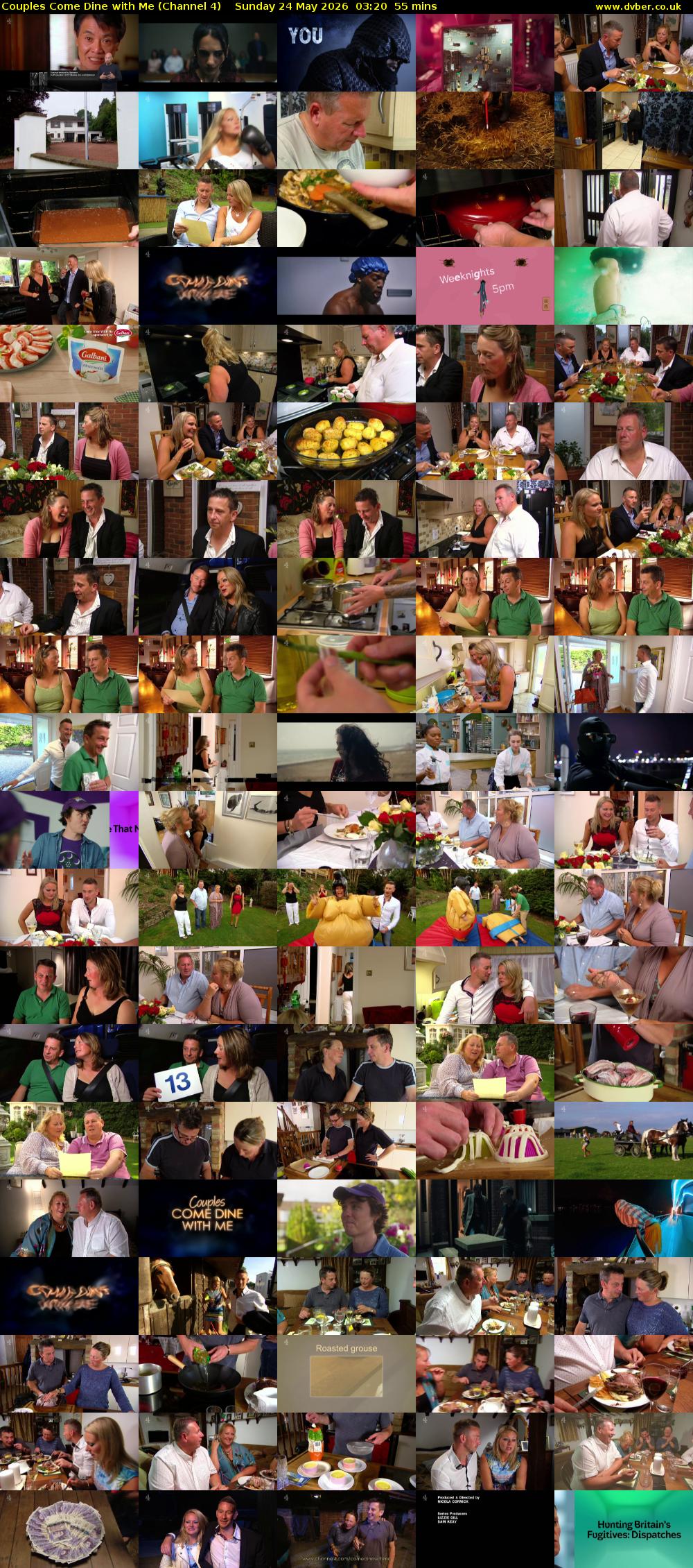 Couples Come Dine with Me (Channel 4) Sunday 24 May 2026 03:20 - 04:15