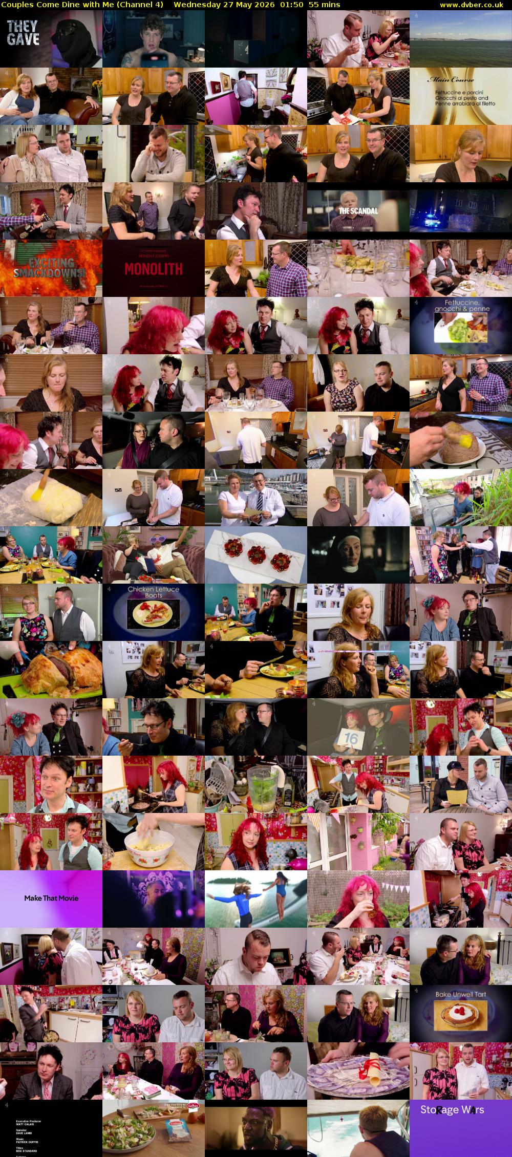 Couples Come Dine with Me (Channel 4) Wednesday 27 May 2026 01:50 - 02:45