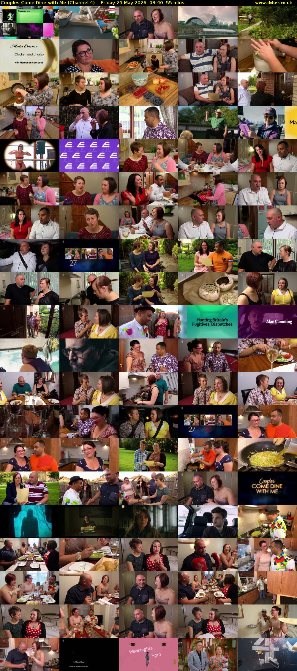 Couples Come Dine with Me (Channel 4) Friday 29 May 2026 03:40 - 04:35