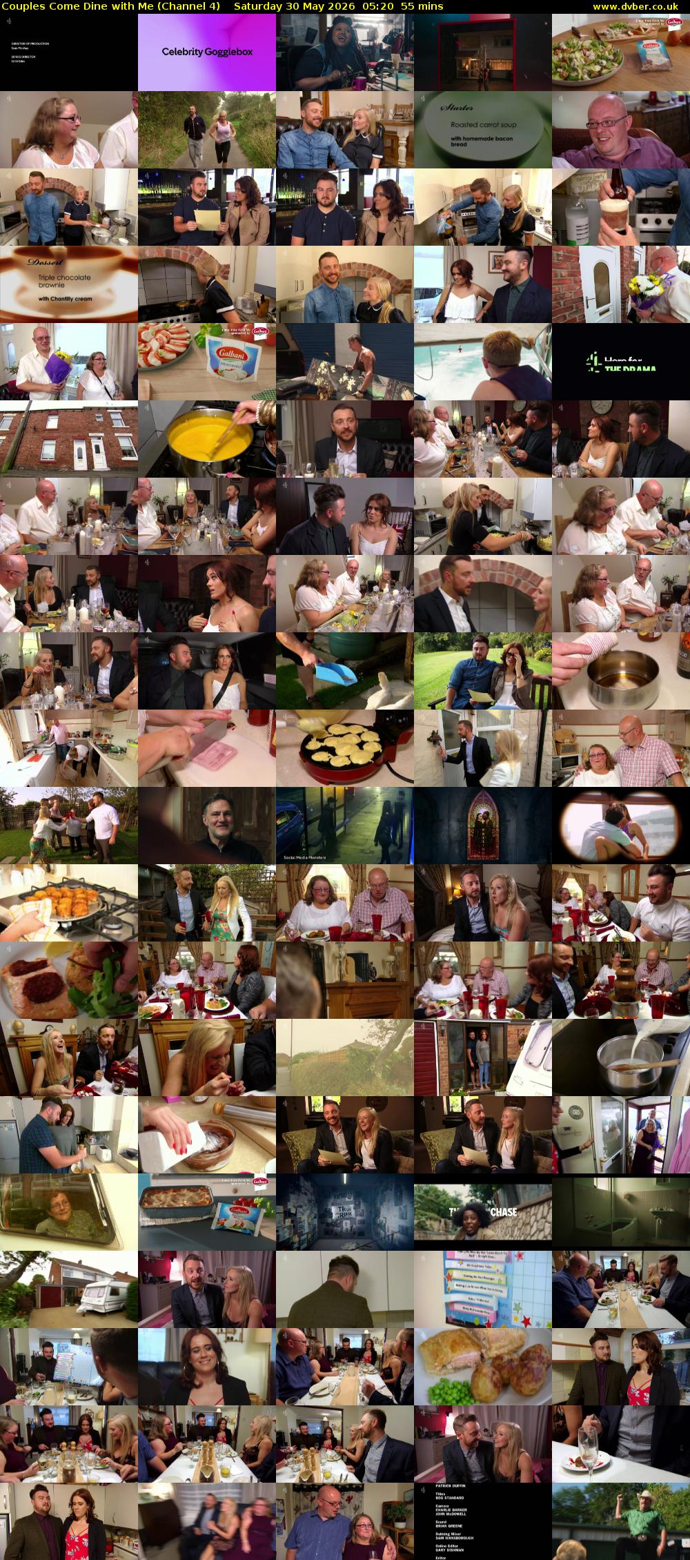 Couples Come Dine with Me (Channel 4) Saturday 30 May 2026 05:20 - 06:15