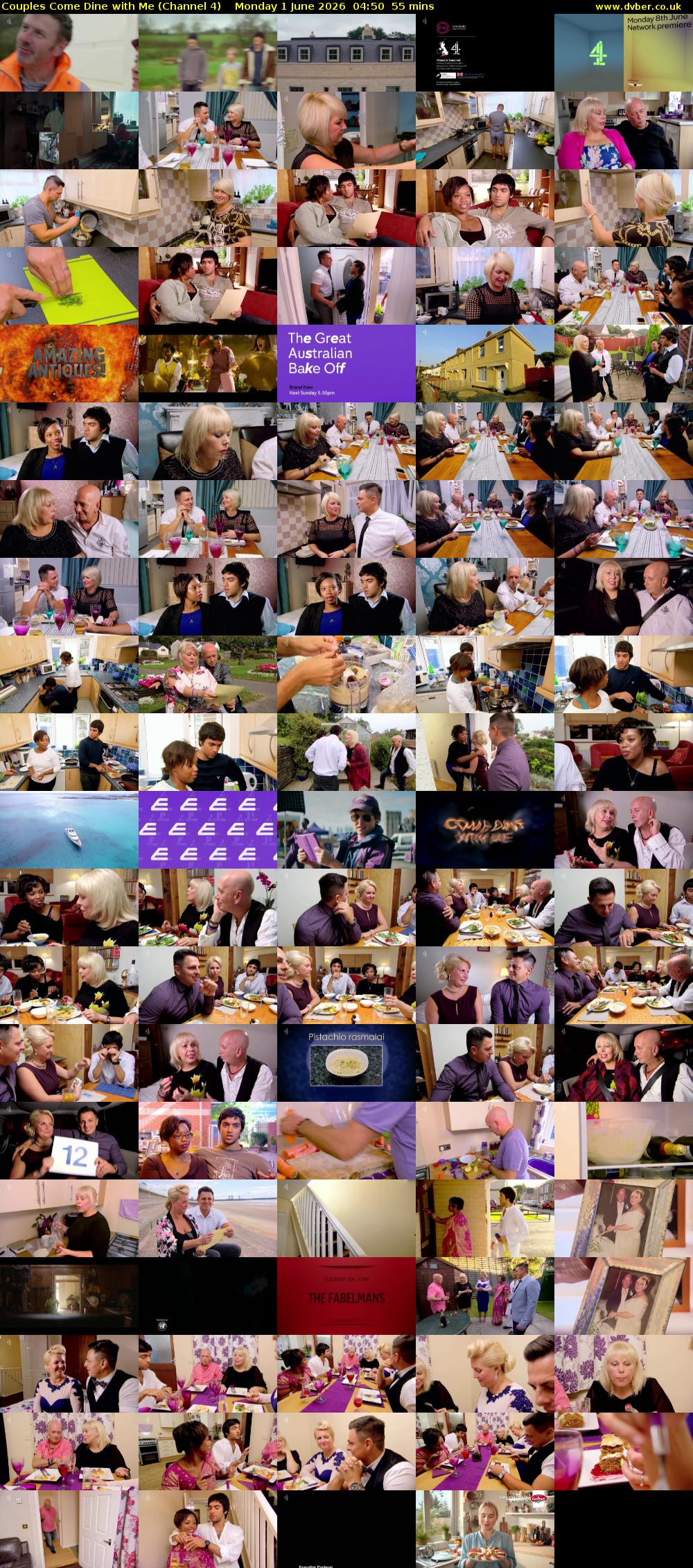Couples Come Dine with Me (Channel 4) Monday 1 June 2026 04:50 - 05:45