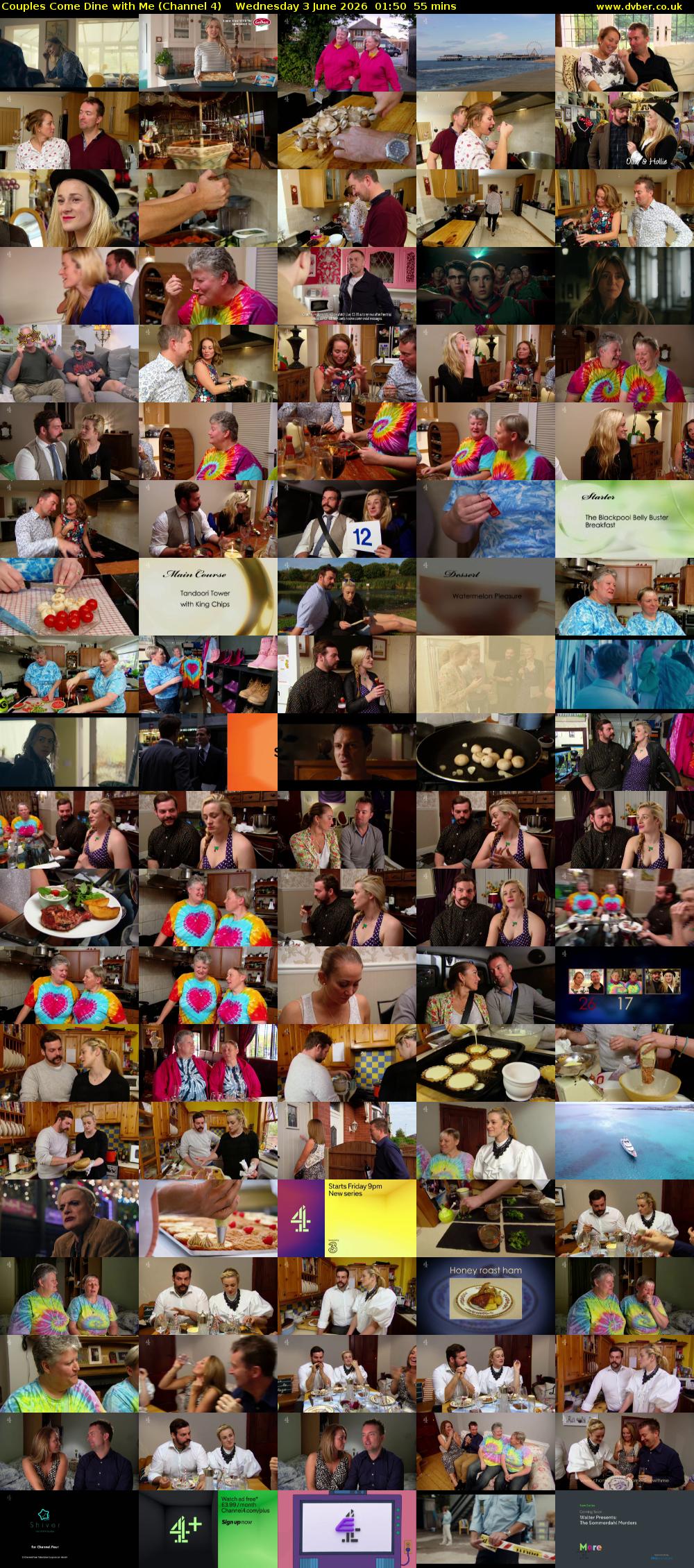Couples Come Dine with Me (Channel 4) Wednesday 3 June 2026 01:50 - 02:45