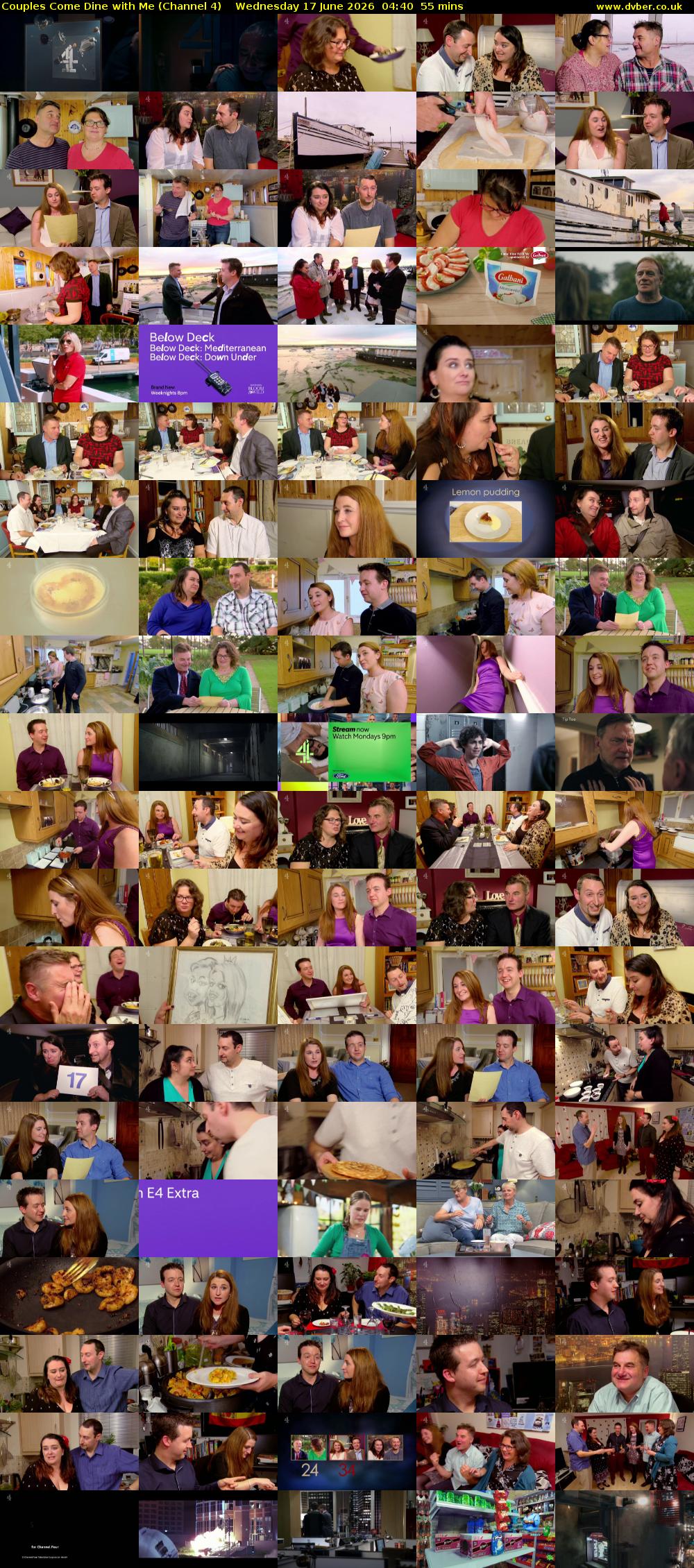 Couples Come Dine with Me (Channel 4) Wednesday 17 June 2026 04:40 - 05:35