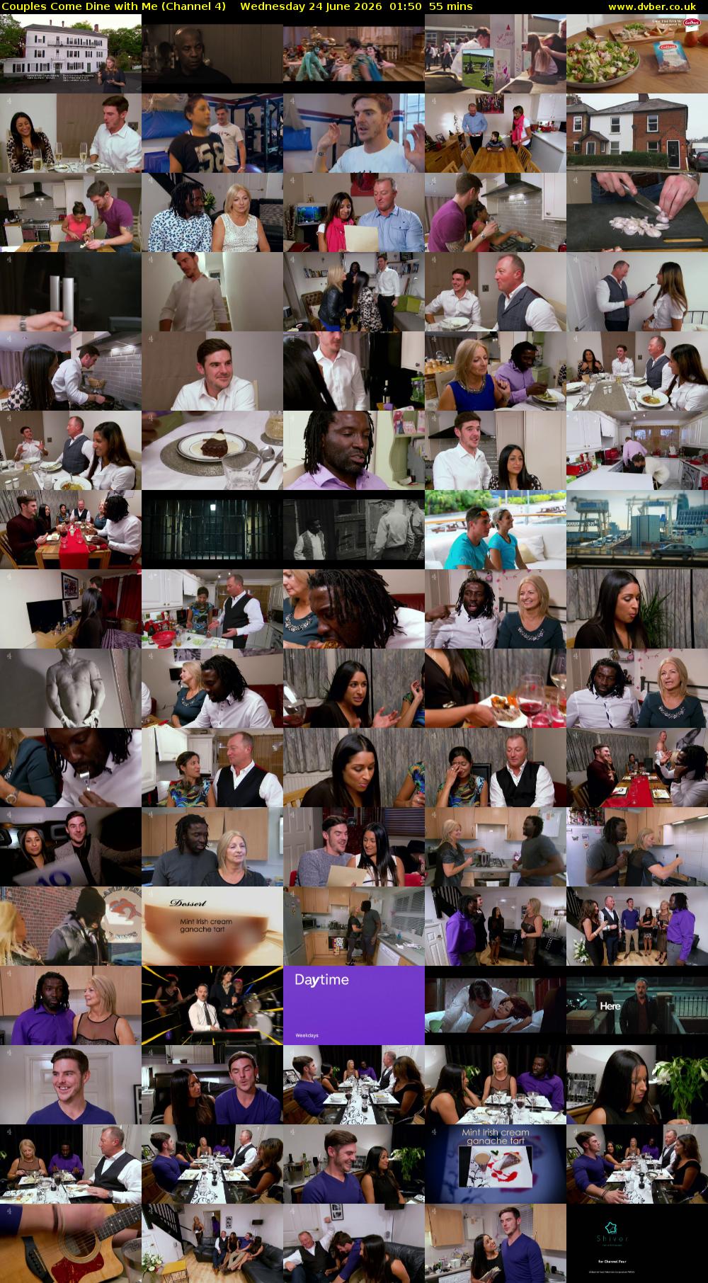 Couples Come Dine with Me (Channel 4) Wednesday 24 June 2026 01:50 - 02:45