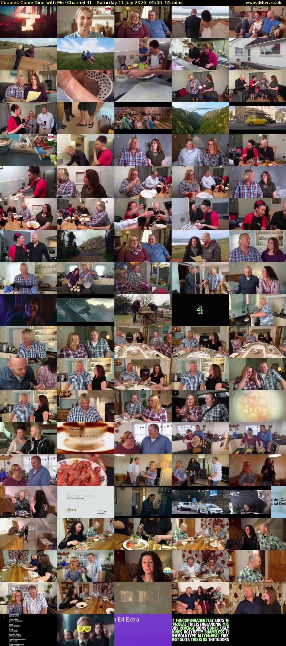 Couples Come Dine with Me (Channel 4) Saturday 11 July 2026 05:05 - 06:00