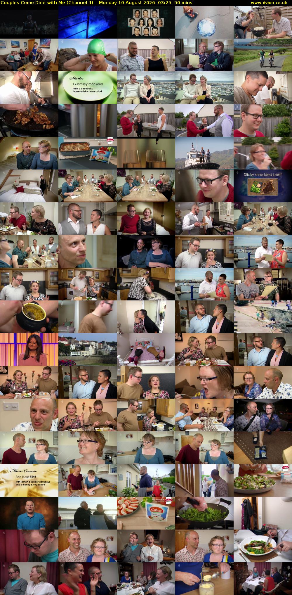 Couples Come Dine with Me (Channel 4) Monday 10 August 2026 03:25 - 04:15