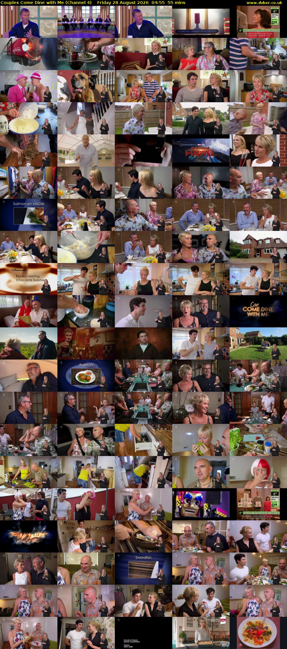 Couples Come Dine with Me (Channel 4) Friday 28 August 2026 04:55 - 05:50