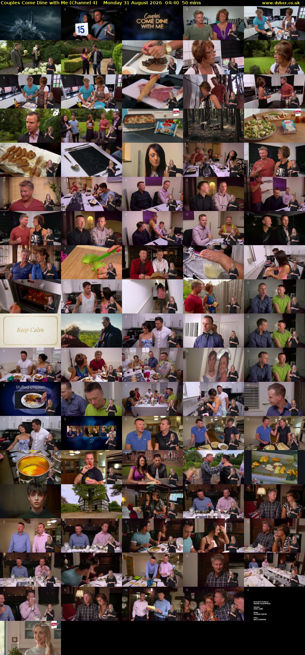 Couples Come Dine with Me (Channel 4) Monday 31 August 2026 04:40 - 05:30