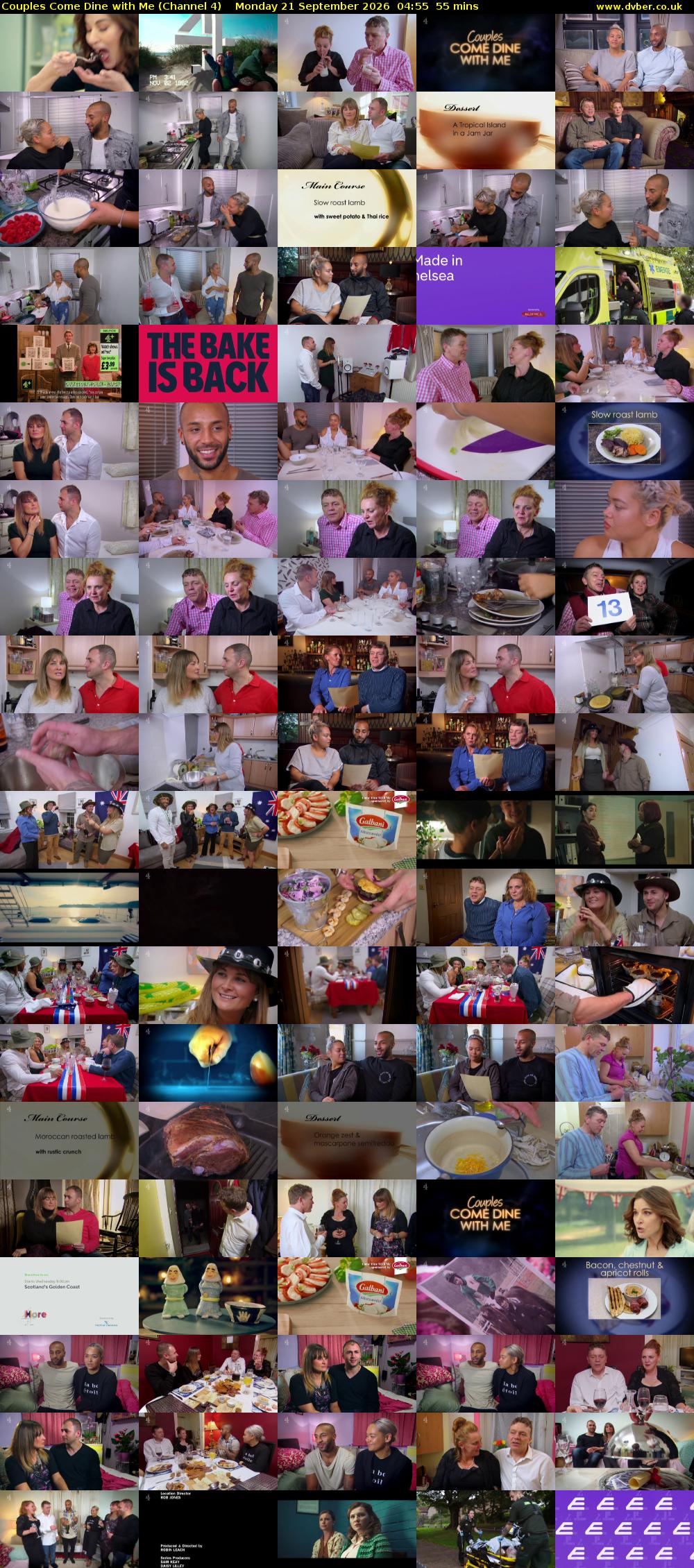 Couples Come Dine with Me (Channel 4) Monday 21 September 2026 04:55 - 05:50