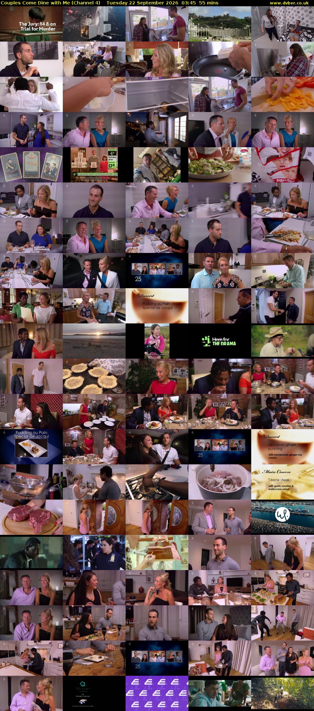 Couples Come Dine with Me (Channel 4) Tuesday 22 September 2026 03:45 - 04:40