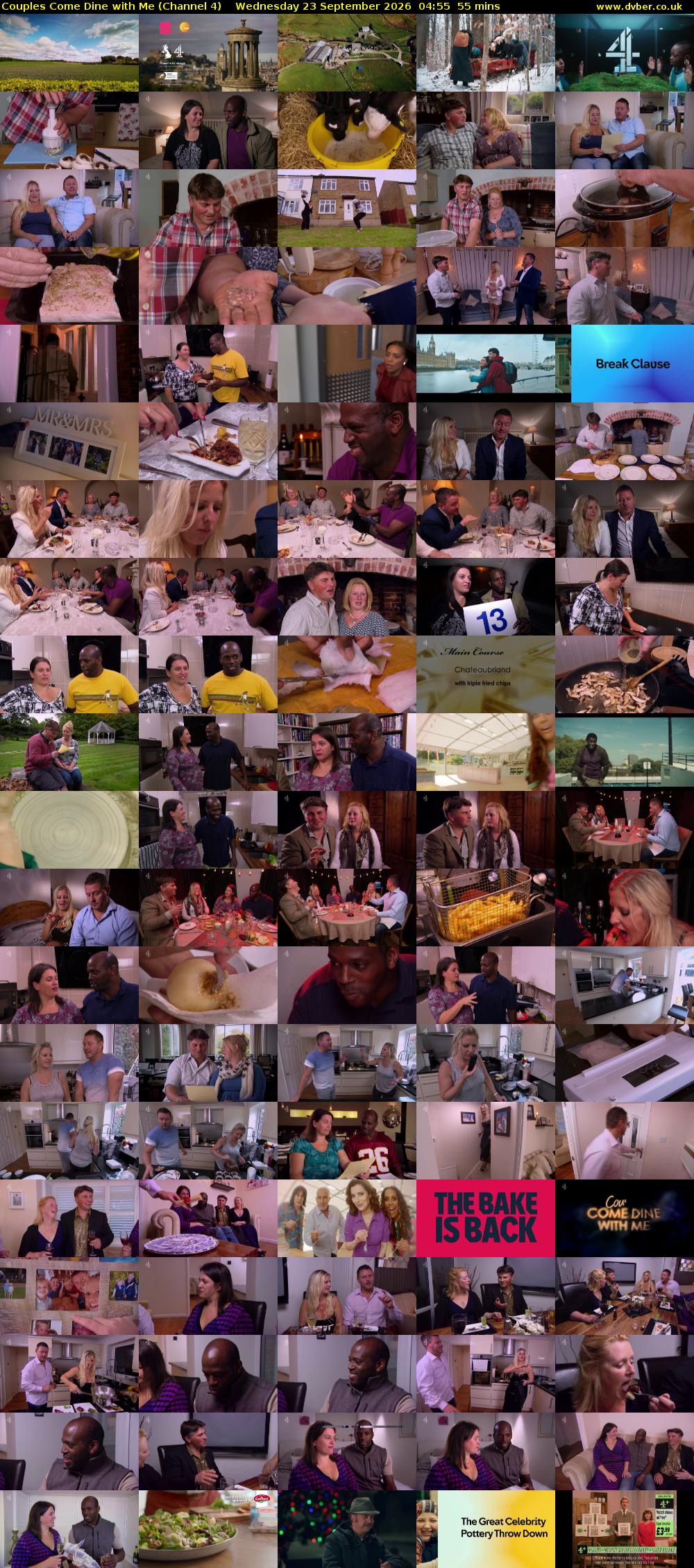 Couples Come Dine with Me (Channel 4) Wednesday 23 September 2026 04:55 - 05:50
